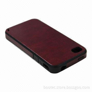 Latest PU and TPU Case for iPhone 4/4S, Elegant and Durable